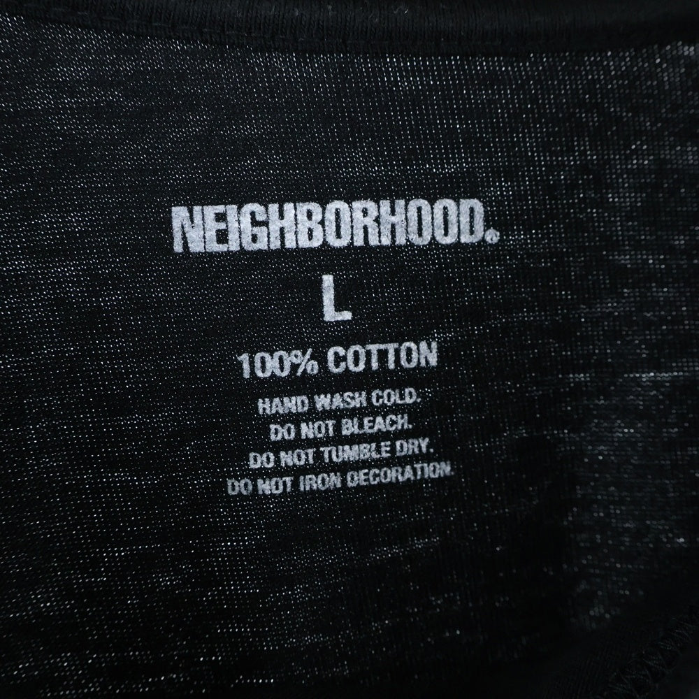 NEIGHBORHOOD(ネイバーフッド) 25SS NH TEE フロントロゴ 長袖ロングスリーブTシャツロンT ブラック 251PCNH-LT01