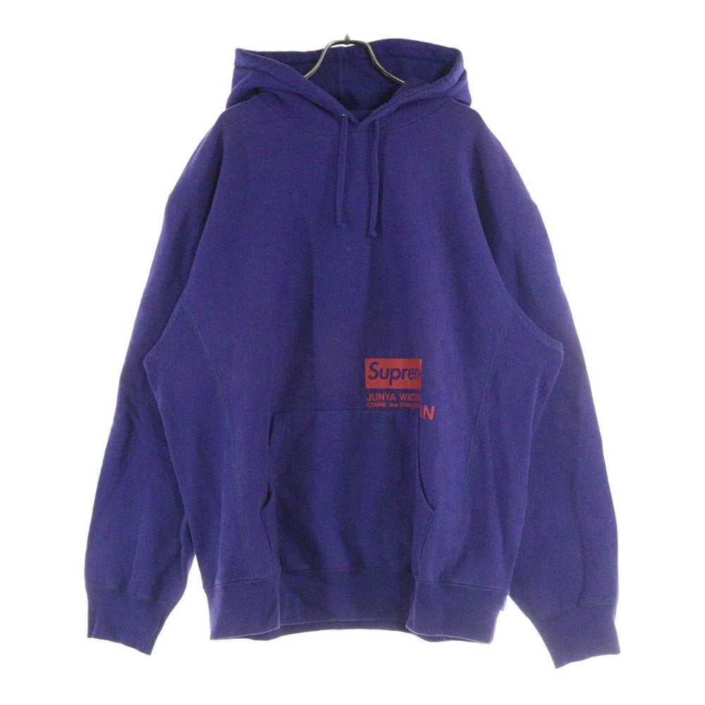 SUPREME(シュプリーム) 21AW × JUNYA WATANABE COMME des GARCONS MAN Hooded Sweatshirt ジュンヤワタナベ コムデギャルソン マン フーデッド スウェットシャツ パーカー パープル