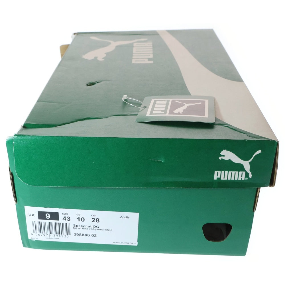 PUMA(プーマ) SPEEDCAT OG スピードキャット ローカットスニーカー レッド US10/28cm US398846-02