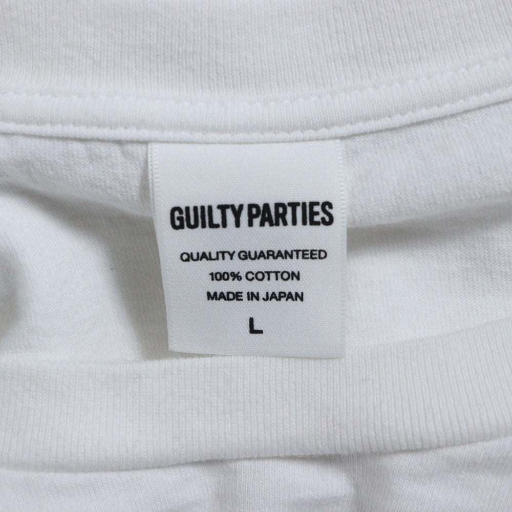 WACKO MARIA(ワコマリア) 24AW LETTERING LOGO フロントプリント 半袖Tシャツカットソー ホワイト