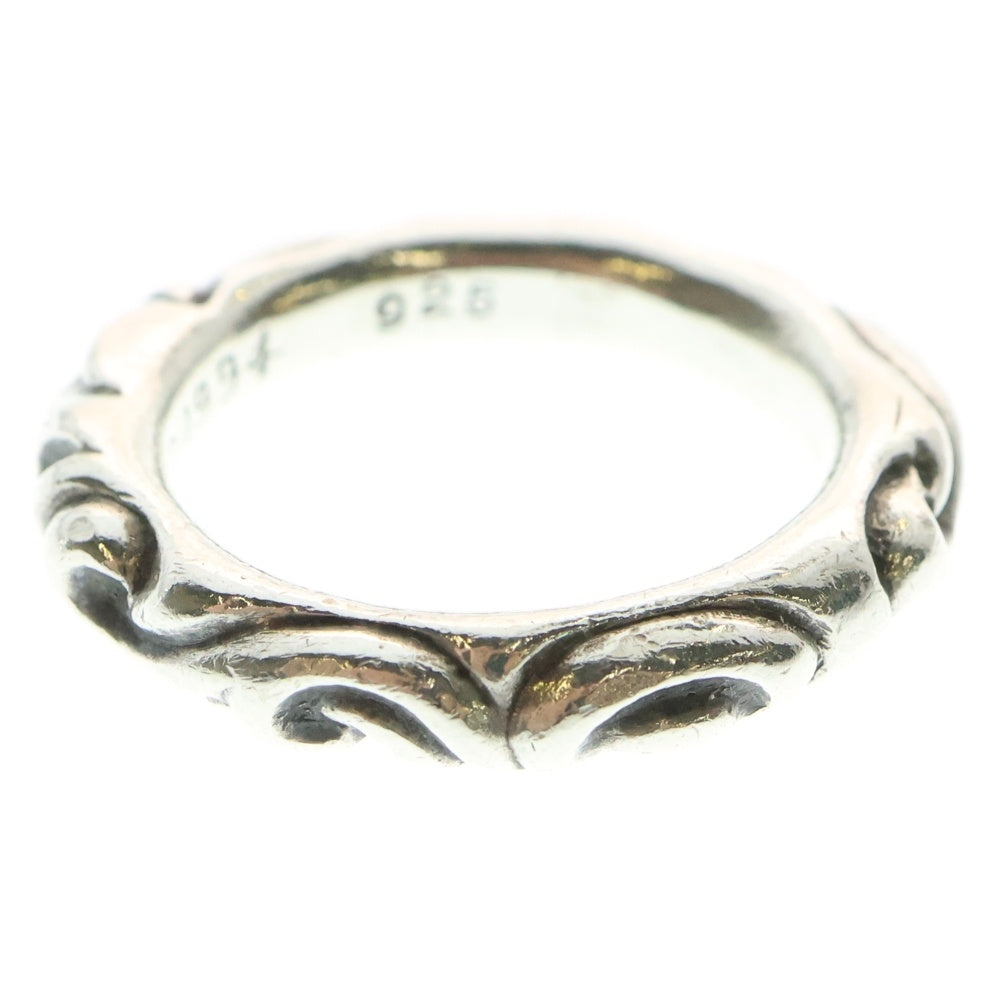 CHROME HEARTS(クロムハーツ) SCRL BAND スクロールバンド リング シルバー BCA351