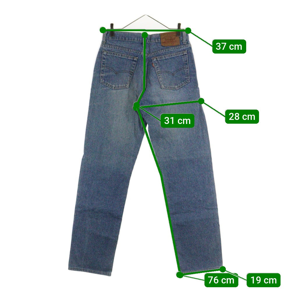 Levi's(リーバイス) 510-0217 ボタン裏525 スモール E 紙パッチ ボタンフライデニムパンツ インディゴ