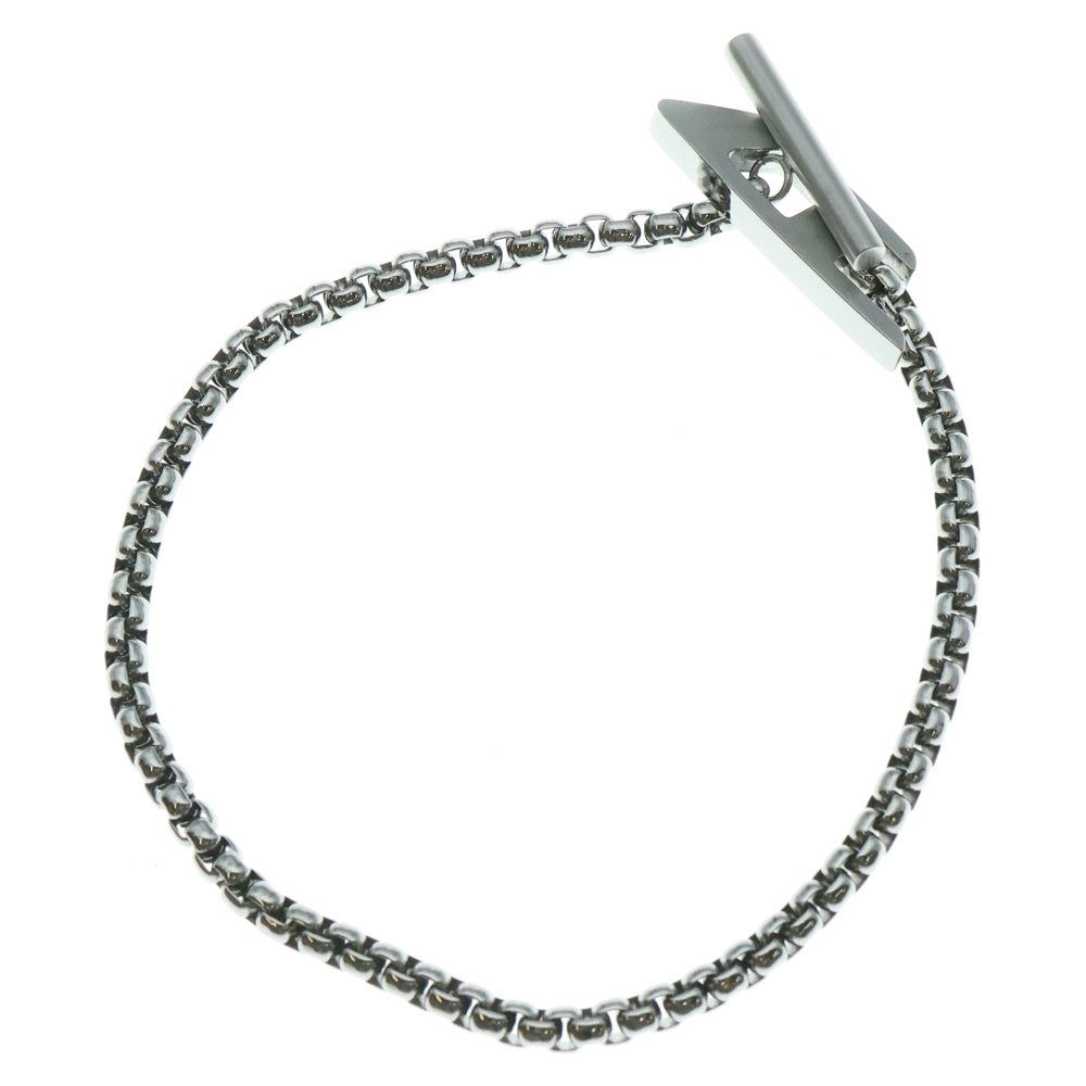 DIESEL(ディーゼル) STEEL Dロゴ ブレスレット シルバー DX1476040