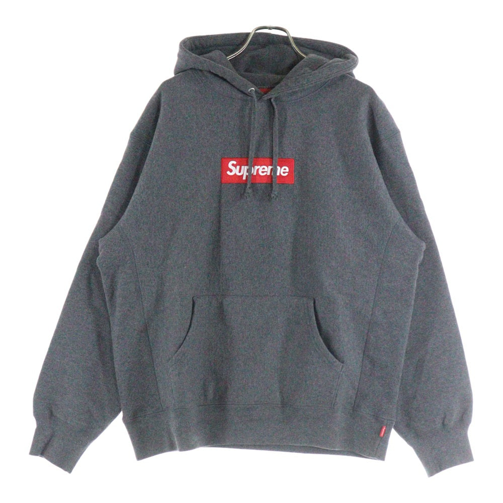 SUPREME(シュプリーム) 21AW Box Logo Hooded Sweatshirt ボックスロゴフーデッドパーカー グレー