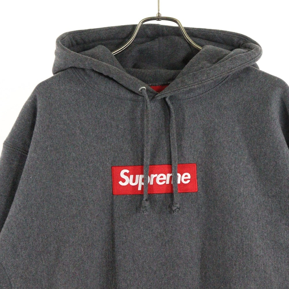 SUPREME(シュプリーム) 21AW Box Logo Hooded Sweatshirt ボックスロゴフーデッドパーカー グレー