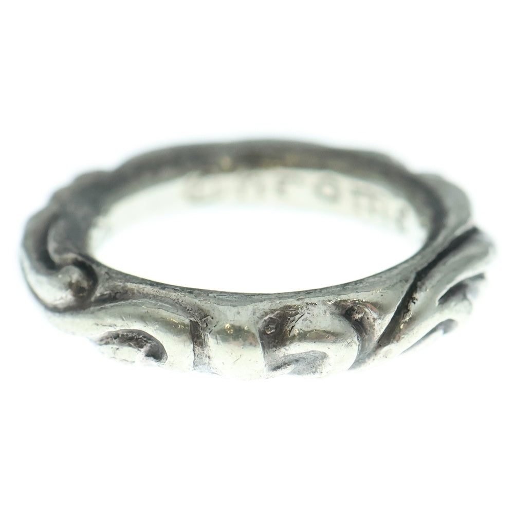 CHROME HEARTS(クロムハーツ) SCRL BAND スクロールバンド リング シルバー BCA351