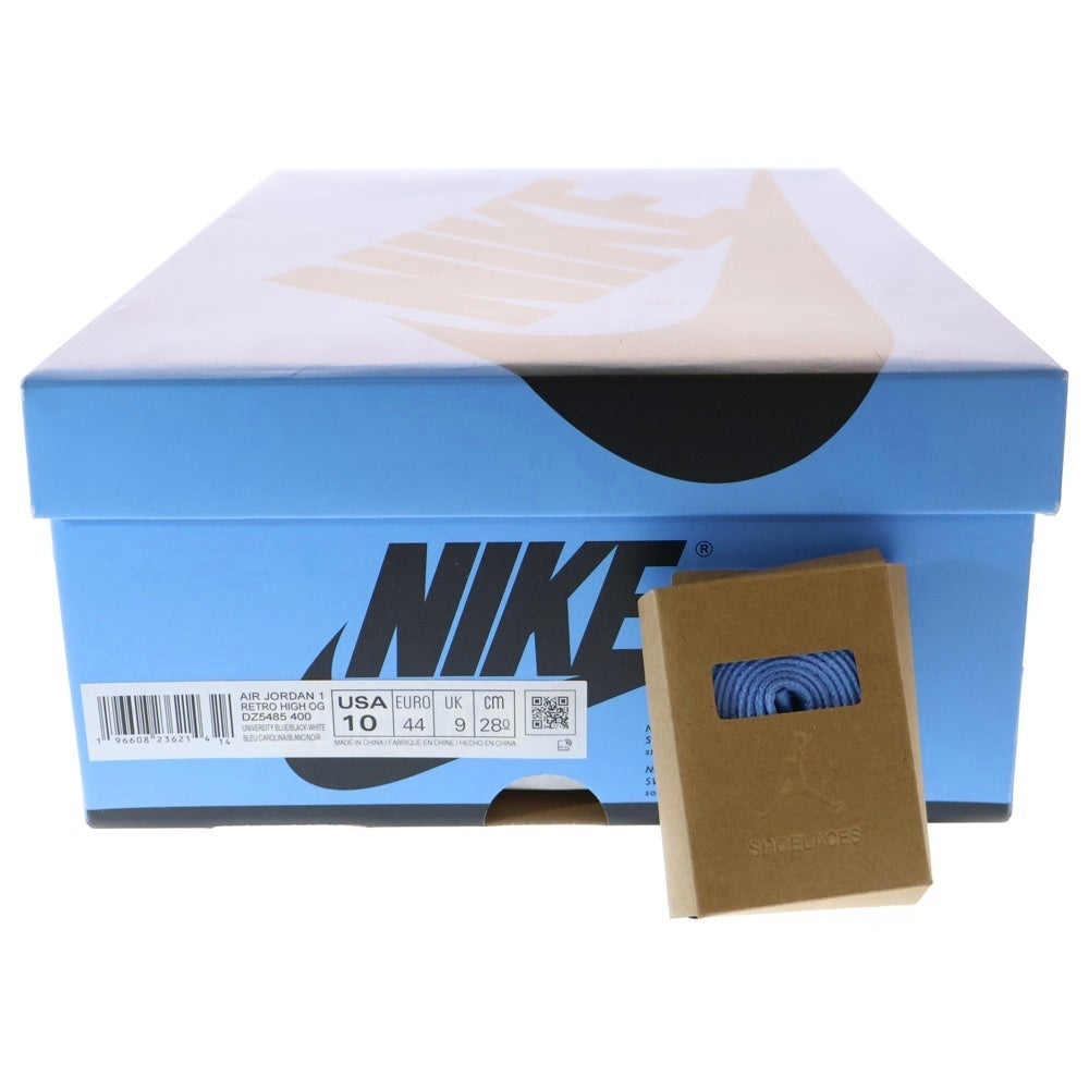 NIKE(ナイキ) AIR JORDAN 1 RETRO HI OG UNIVERSITY BLUE DZ5485-400 エアジョーダン1ハイOG ユニバーシティブルー ハイカットスニーカー ブルー/ホワイト US10/28cm