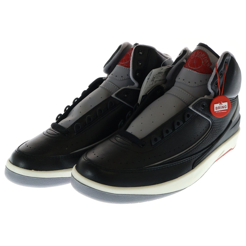 NIKE(ナイキ) AIR JORDAN 2 RETRO BLACK CEMENT DR8884-001 エアジョーダン2 ブラックセメント ハイカットスニーカー ブラック US10/28cm