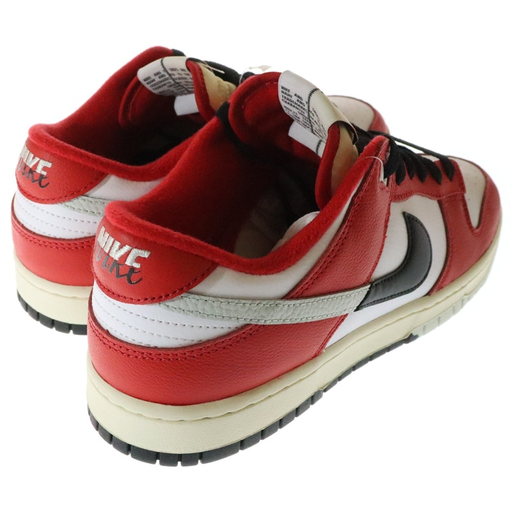 NIKE(ナイキ) DUNK LOW RETRO CHICAGO SPLIT DZ2536-600 ダンク シカゴスプリット ローカットスニーカー ホワイト/レッド US10/28cm