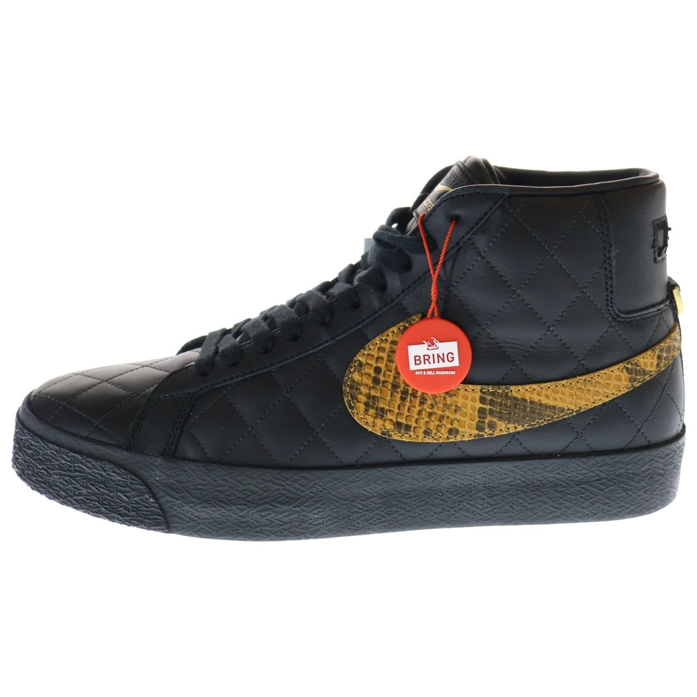 NIKE SB(ナイキエスビー) × Supreme BLAZER MID DV5078-001 シュプリーム ブレーザー ミッドカットスニーカー ブラック US9.5/27.5cm