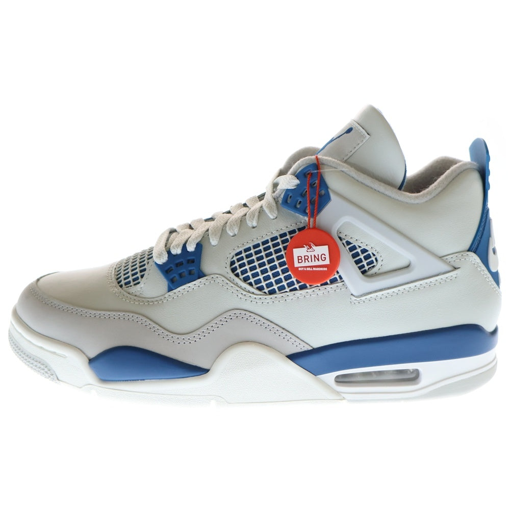 NIKE(ナイキ) AIR JORDAN 4 RETRO INDUSTRIAL BLUE FV5029-141 エアジョーダン4 レトロ インダストリアルブルー ミッドカットスニーカー US10/28cm ホワイト/ブルー