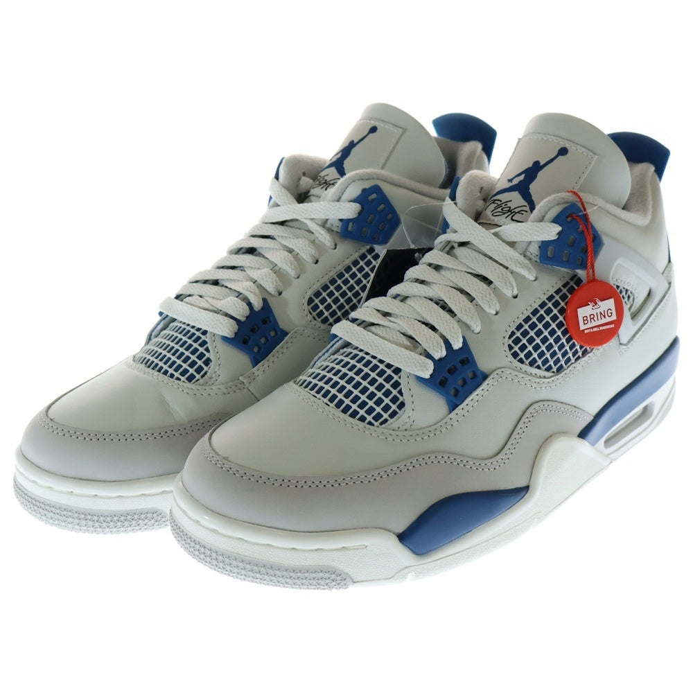 NIKE(ナイキ) AIR JORDAN 4 RETRO INDUSTRIAL BLUE FV5029-141 エアジョーダン4 レトロ インダストリアルブルー ミッドカットスニーカー US10/28cm ホワイト/ブルー