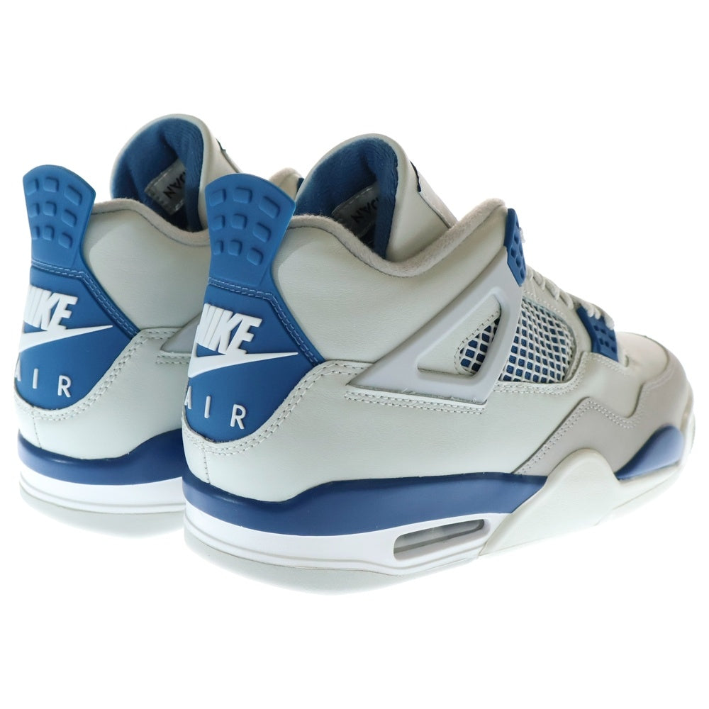 NIKE(ナイキ) AIR JORDAN 4 RETRO INDUSTRIAL BLUE FV5029-141 エアジョーダン4 レトロ インダストリアルブルー ミッドカットスニーカー US10/28cm ホワイト/ブルー