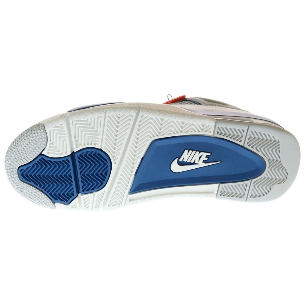 NIKE(ナイキ) AIR JORDAN 4 RETRO INDUSTRIAL BLUE FV5029-141 エアジョーダン4 レトロ インダストリアルブルー ミッドカットスニーカー US10/28cm ホワイト/ブルー