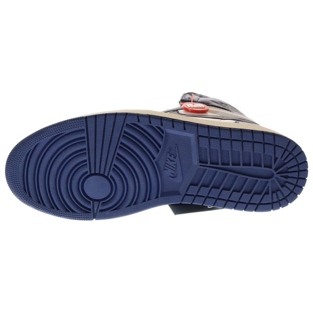 NIKE(ナイキ) AIR JORDAN 1 RETRO HIGH OG MIDNIGHT NAVY DZ5485-401 エアジョーダン 1 レトロ ミッドナイト ネイビー ハイカットスニーカー ホワイト/ネイビー US10/28cm