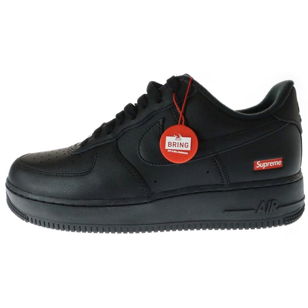 NIKE(ナイキ) × SUPREME AIR FORCE 1 LOW CU9225-001 エアフォースワンロー ローカットスニーカー ブラック US9.5/27.5cm