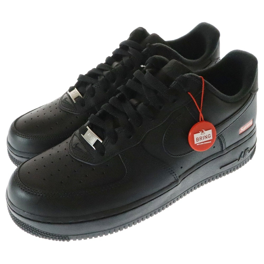 NIKE(ナイキ) × SUPREME AIR FORCE 1 LOW CU9225-001 エアフォースワンロー ローカットスニーカー ブラック US9.5/27.5cm