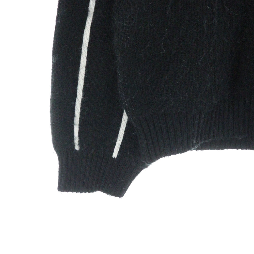SUPREME(シュプリーム) 24AW Back Stripe Sweater バックストライプ セーター ブラック
