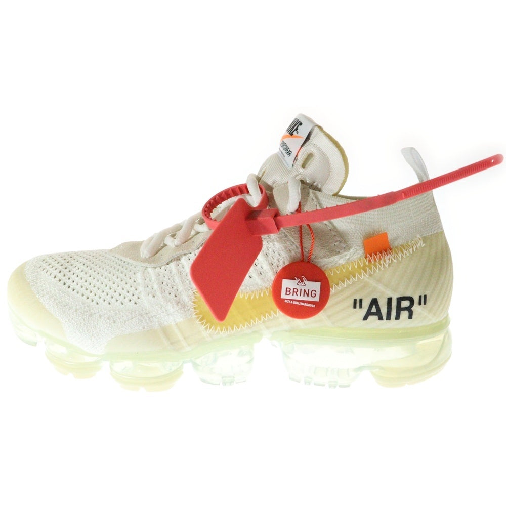 NIKE(ナイキ) ×OFF-WHITE THE 10 AIR VAPORMAX FK AA3831-100 オフホワイト ザテン エアヴェイパーマックス フライニット ローカットスニーカー ホワイト US9/27.0cm