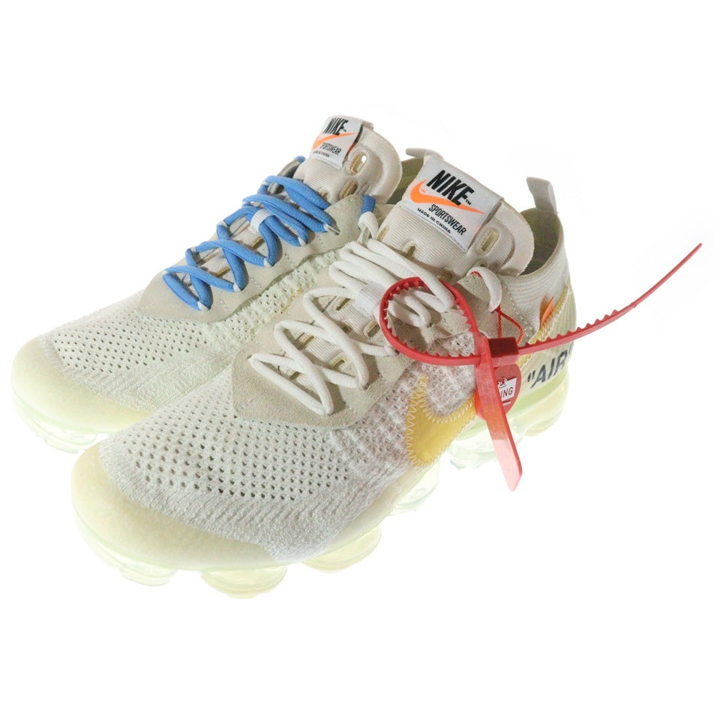 NIKE(ナイキ) ×OFF-WHITE THE 10 AIR VAPORMAX FK AA3831-100 オフホワイト ザテン エアヴェイパーマックス フライニット ローカットスニーカー ホワイト US9/27.0cm