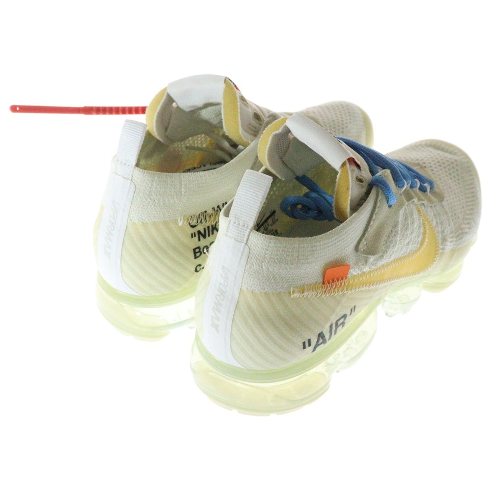 NIKE(ナイキ) ×OFF-WHITE THE 10 AIR VAPORMAX FK AA3831-100 オフホワイト ザテン エアヴェイパーマックス フライニット ローカットスニーカー ホワイト US9/27.0cm