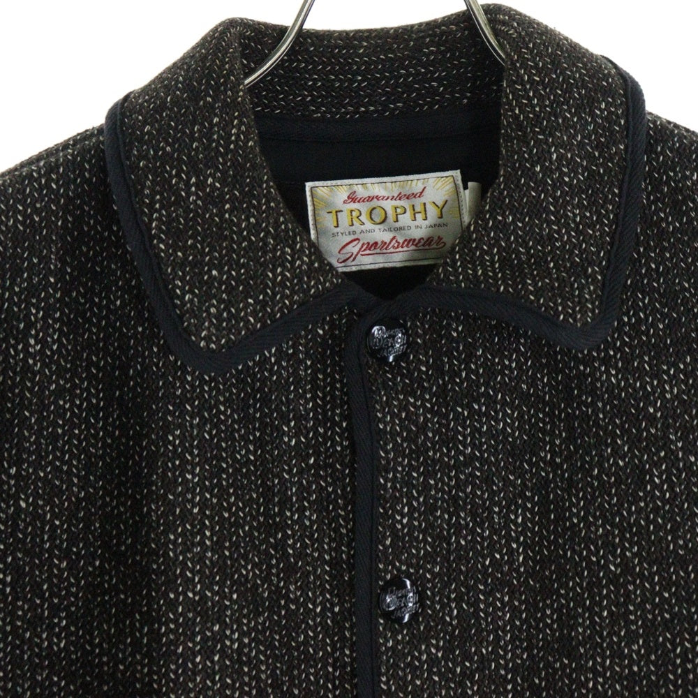 TROPHY CLOTHING(トロフィークロージング) ×Beach Cloth Jacket ウールジャケット ブラウン TR24AW-503
