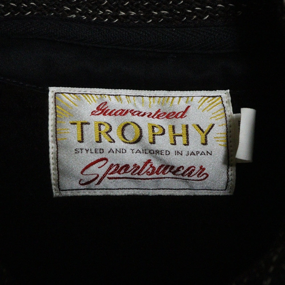 TROPHY CLOTHING(トロフィークロージング) ×Beach Cloth Jacket ウールジャケット ブラウン TR24AW-503