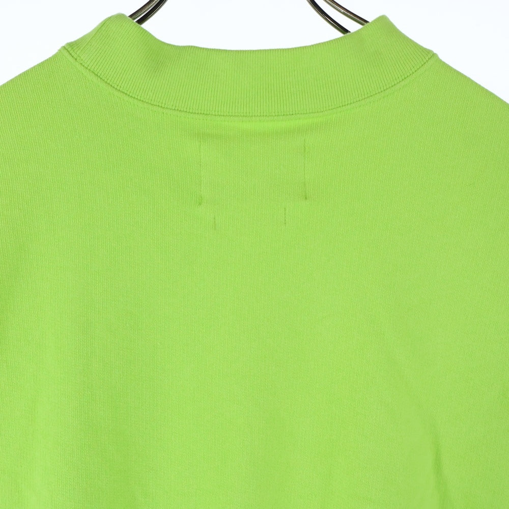 NO BRAND(ノーブランド) EASTFAREAST イーストファーイースト モックネックトレーナー スウェット イエロー 002XX