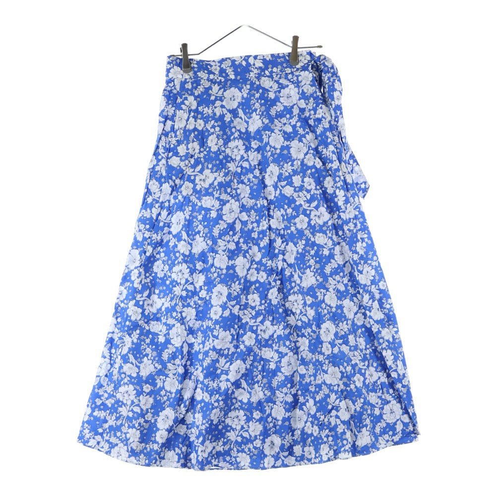 BEAUTY&YOUTH UNITED ARROWS(ビューティーアンドユースユナイテッドアローズ) 花柄 コットン ロングスカート ブルー/ホワイト レディース 1624-162-3393