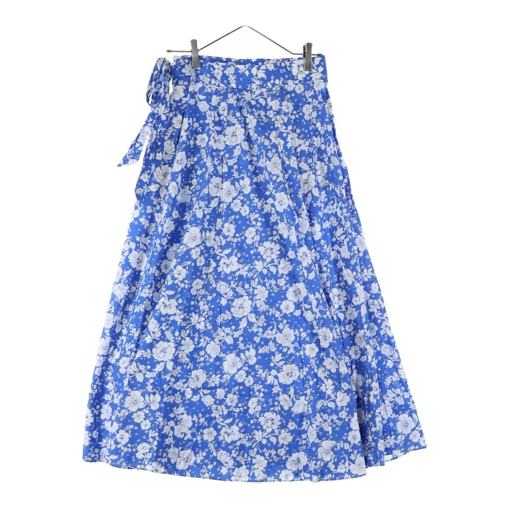 BEAUTY&YOUTH UNITED ARROWS(ビューティーアンドユースユナイテッドアローズ) 花柄 コットン ロングスカート ブルー/ホワイト レディース 1624-162-3393