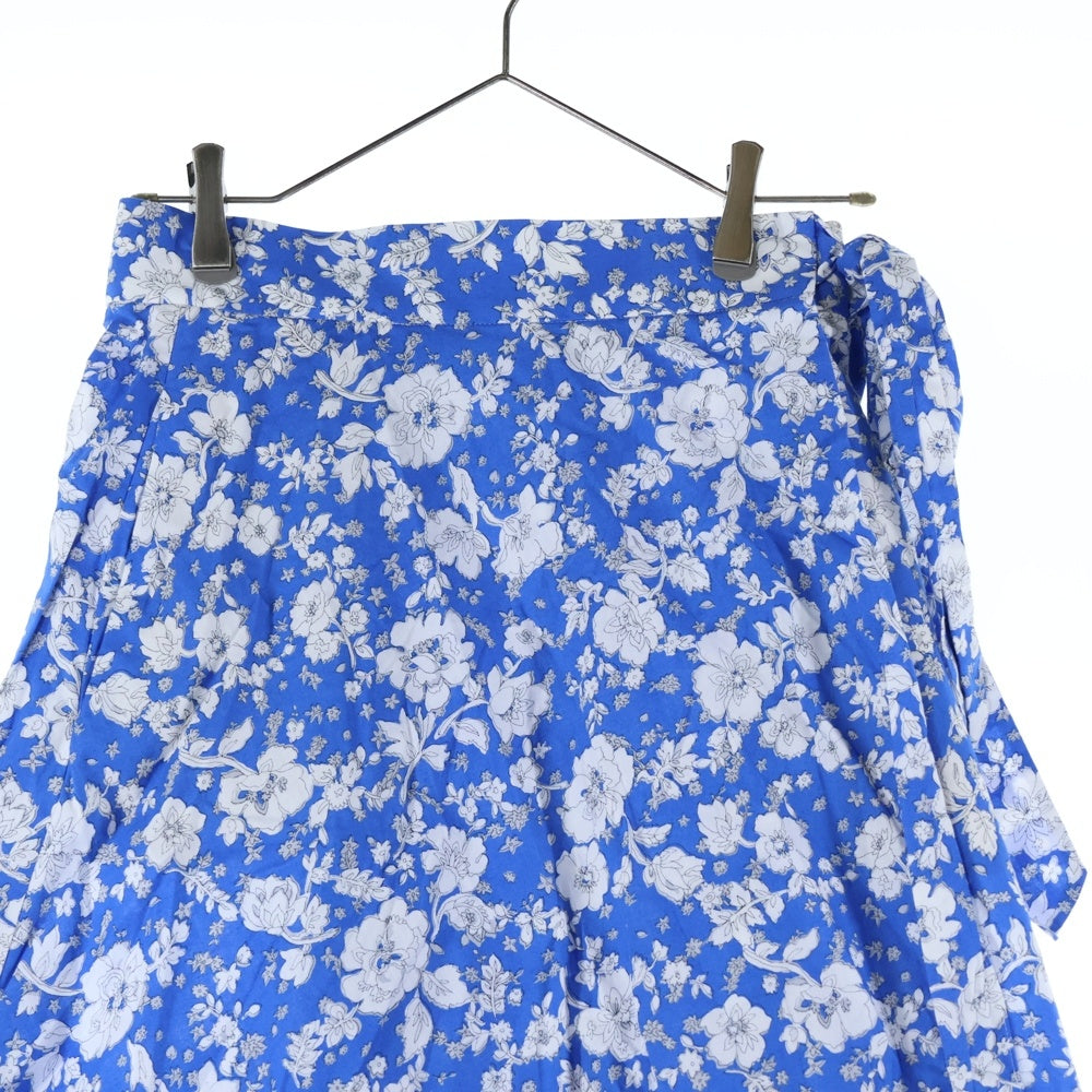BEAUTY&YOUTH UNITED ARROWS(ビューティーアンドユースユナイテッドアローズ) 花柄 コットン ロングスカート ブルー/ホワイト レディース 1624-162-3393