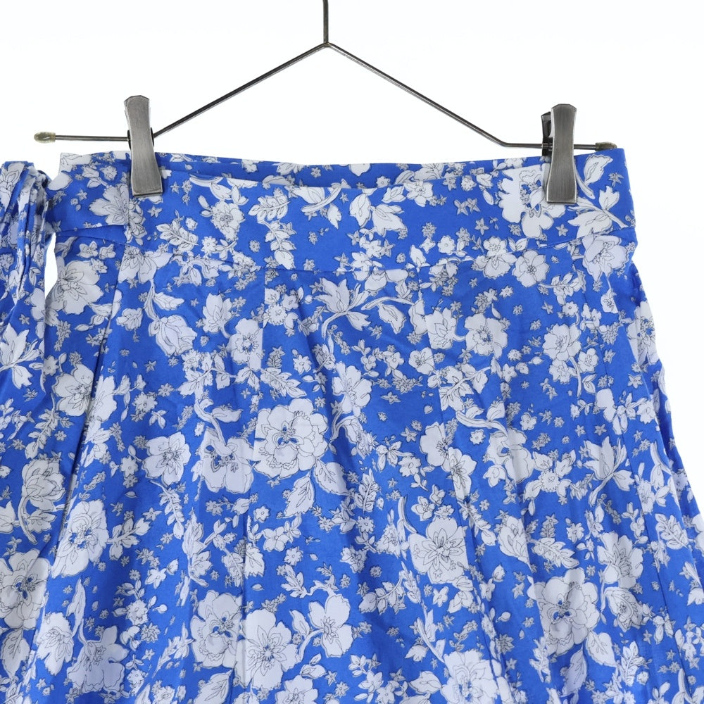 BEAUTY&YOUTH UNITED ARROWS(ビューティーアンドユースユナイテッドアローズ) 花柄 コットン ロングスカート ブルー/ホワイト レディース 1624-162-3393