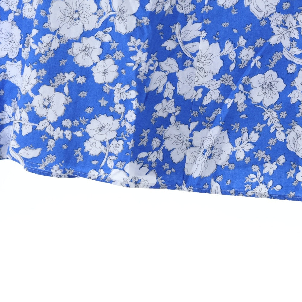 BEAUTY&YOUTH UNITED ARROWS(ビューティーアンドユースユナイテッドアローズ) 花柄 コットン ロングスカート ブルー/ホワイト レディース 1624-162-3393