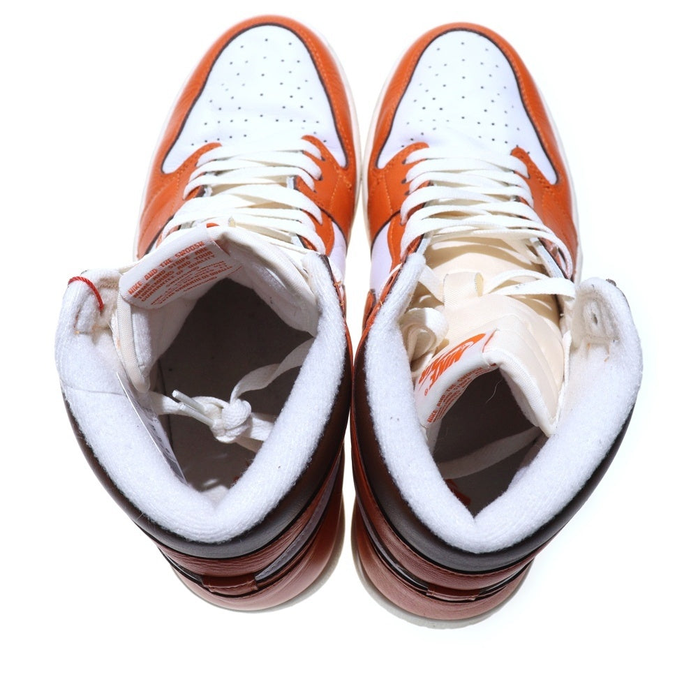 NIKE(ナイキ) WMNS AIR JORDAN 1 HIGH OG STARFISH DO9369-101 ウィメンズ エアジョーダン1 スターフィッシュ ハイカットスニーカー ホワイト/オレンジ US11/28.0cm