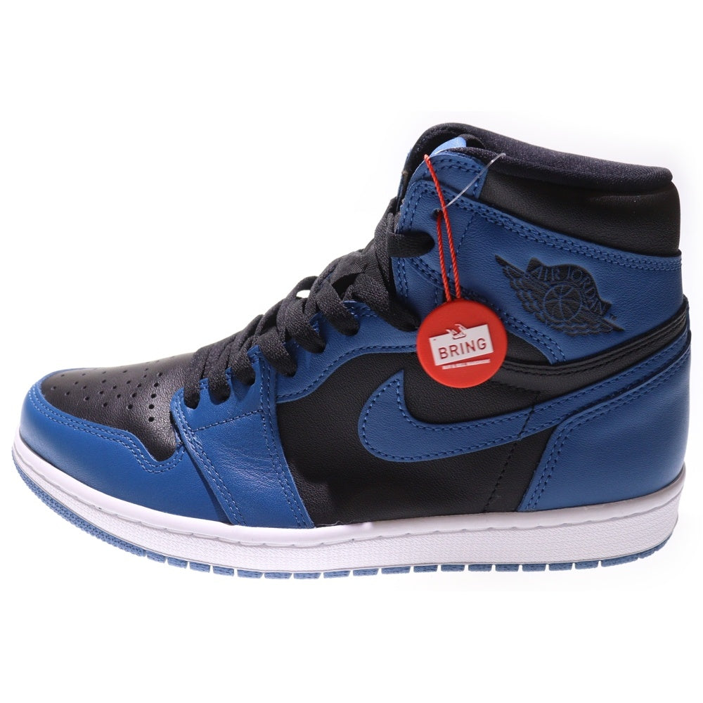 NIKE(ナイキ) AIR JORDAN 1 RETRO HIGH OG DARK MARINA BLUE 555088-404 エアジョーダン1 レトロ ダークマリーナブルー ハイカットスニーカー US9.5/27.5cm