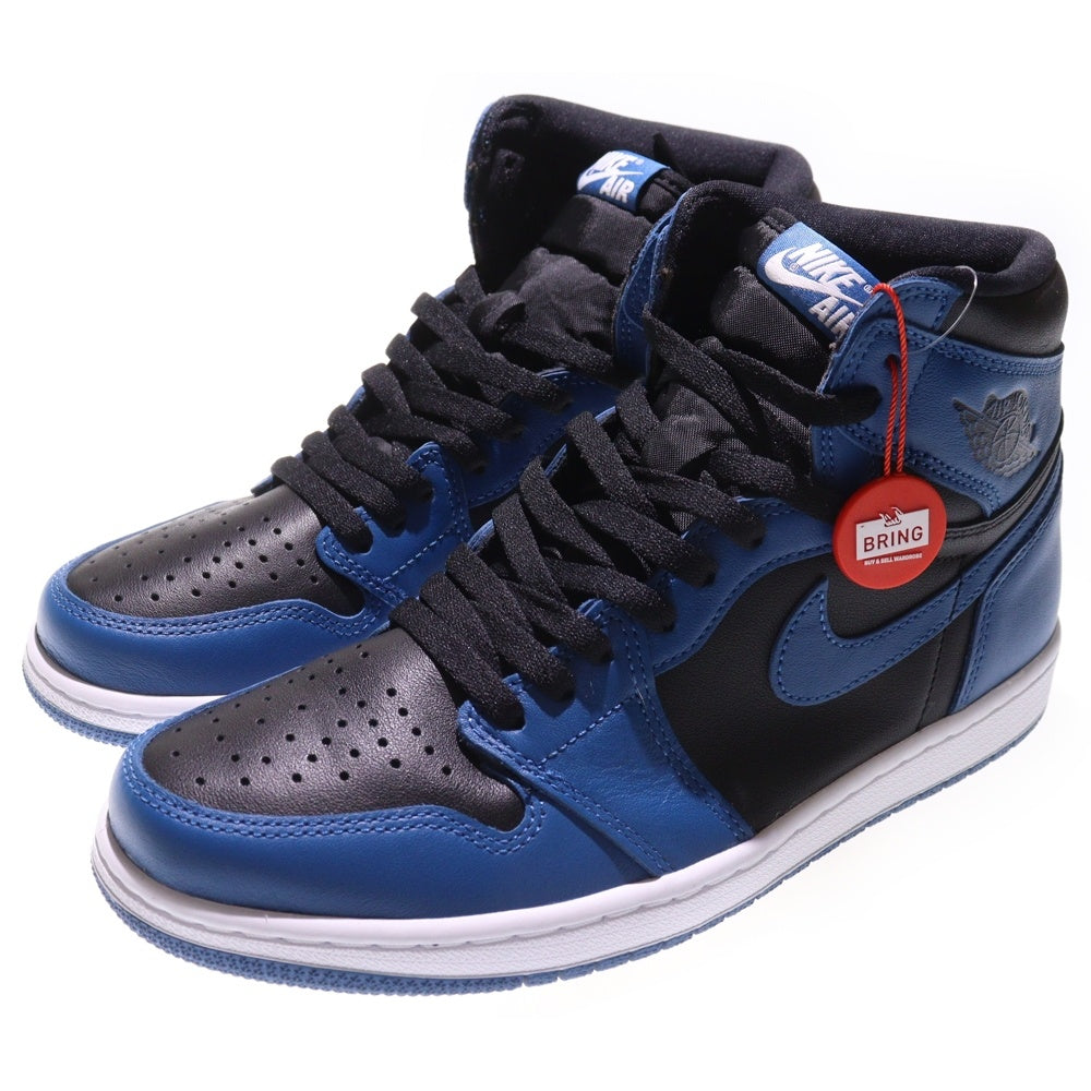 NIKE(ナイキ) AIR JORDAN 1 RETRO HIGH OG DARK MARINA BLUE 555088-404 エアジョーダン1 レトロ ダークマリーナブルー ハイカットスニーカー US9.5/27.5cm