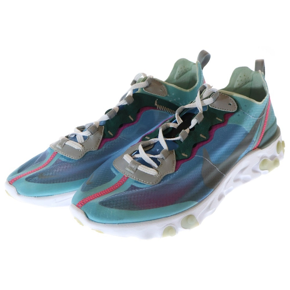 NIKE(ナイキ) REACT ELEMENT 87 ROYAL TINT AQ1090-400 リアクトエレメント87 ロイヤルティント ローカットスニーカー ブルー US9.5/27.5cm