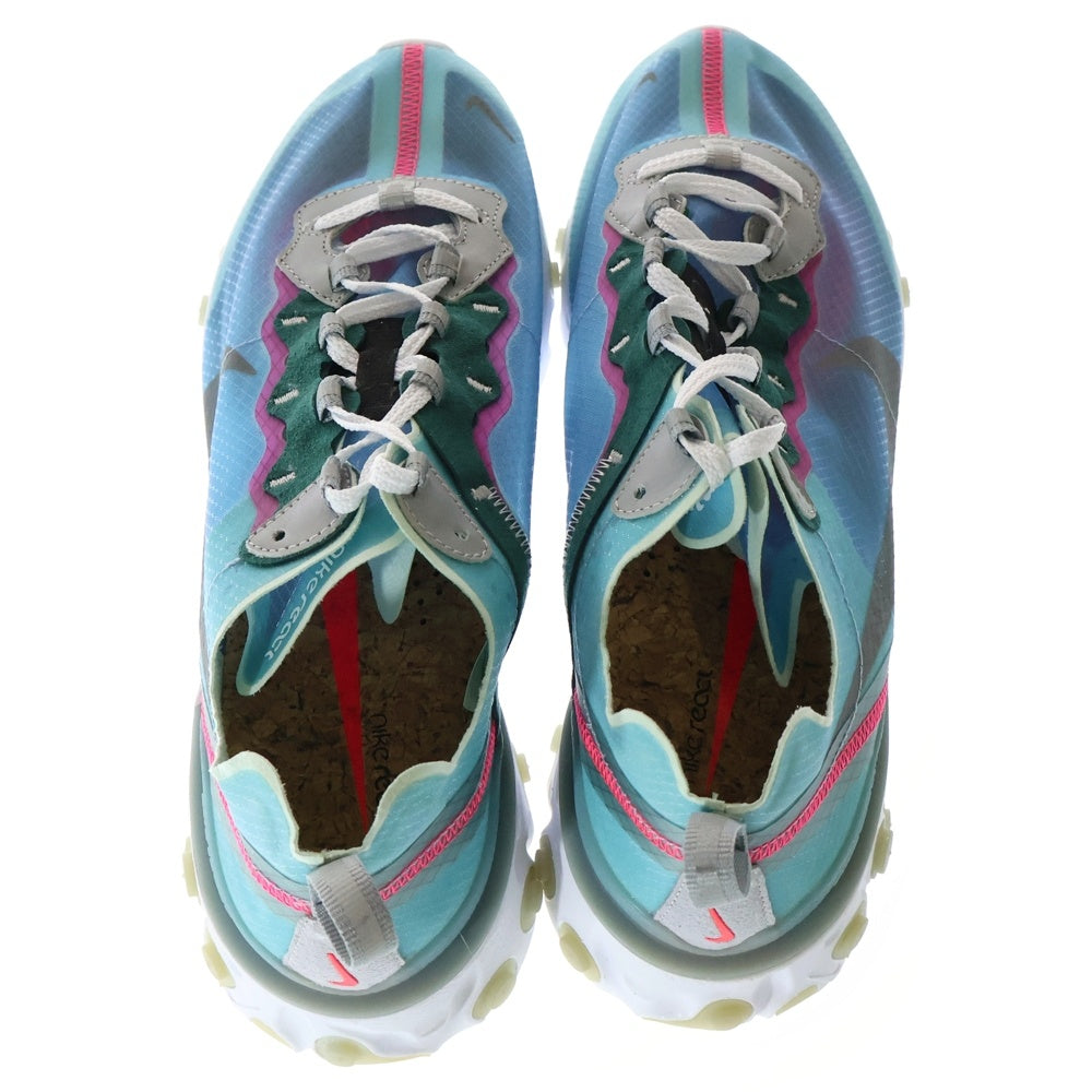 NIKE(ナイキ) REACT ELEMENT 87 ROYAL TINT AQ1090-400 リアクトエレメント87 ロイヤルティント ローカットスニーカー ブルー US9.5/27.5cm