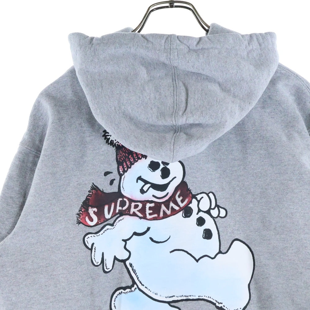 SUPREME(シュプリーム) 21AW Snowman Hooded Sweatshirt スノーマン フーデッドスウェットシャツ プルオーバーパーカー グレー