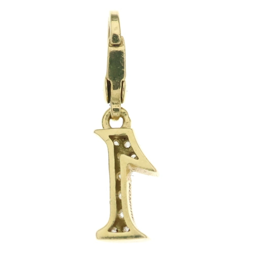 NOMBRE(ノンブル) PUTITE NO.1 モチーフ ネックレストップ 18K ダイヤモンド ゴールド