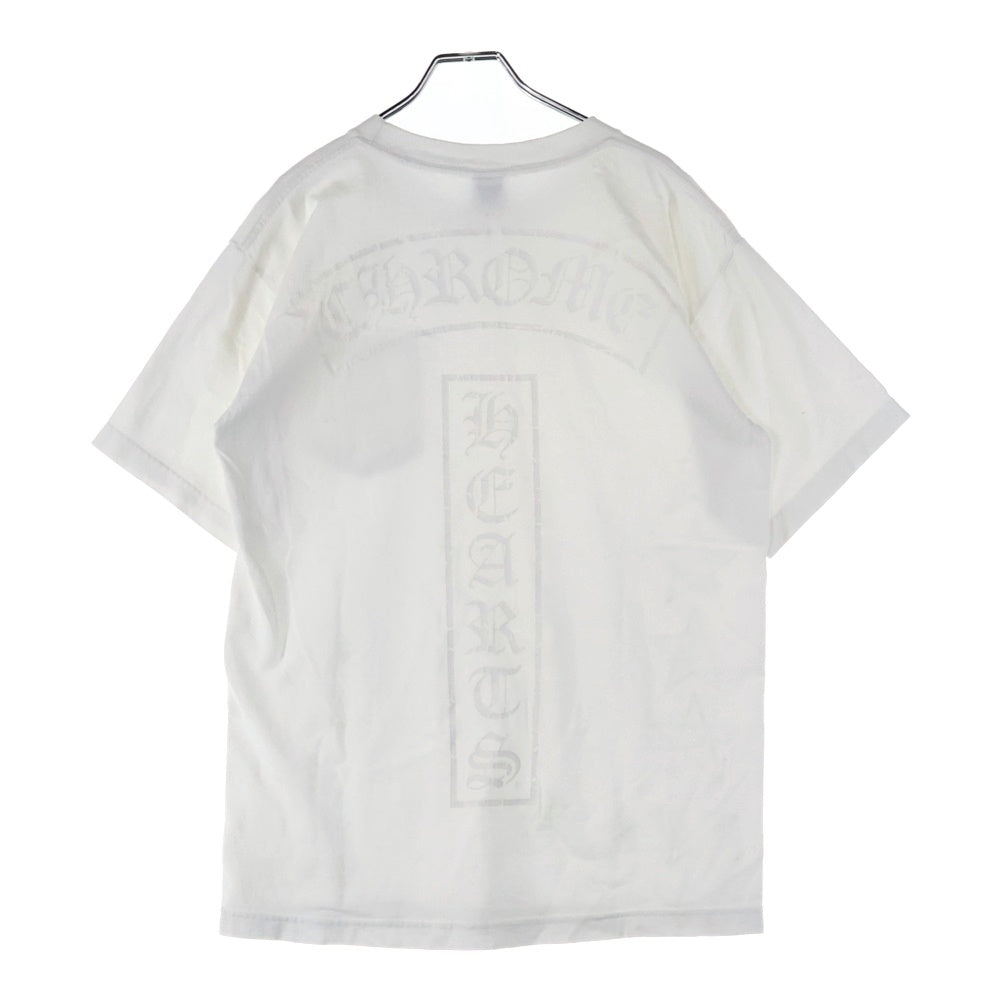 CHROME HEARTS(クロムハーツ) OLD T-BAR STAR LOGO ティーバースタープリント 半袖 Tシャツ カットソー ホワイト