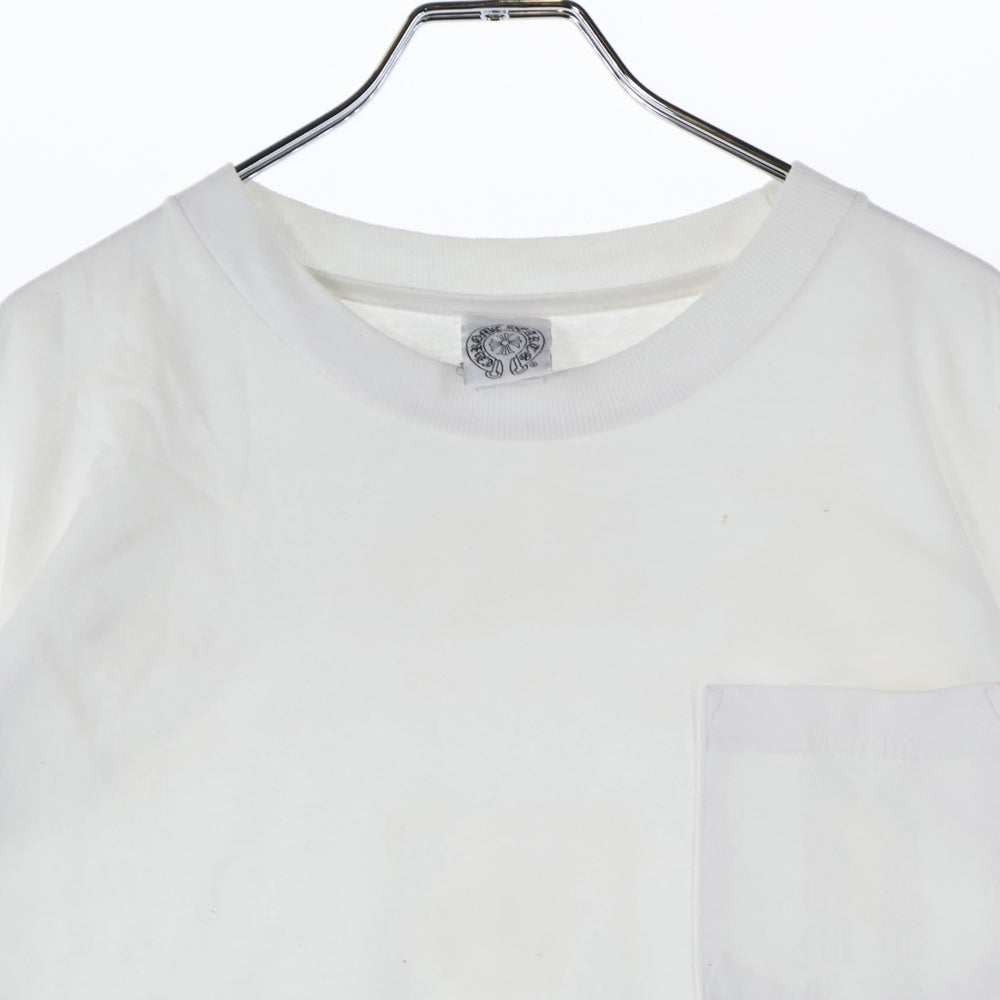CHROME HEARTS(クロムハーツ) OLD T-BAR STAR LOGO ティーバースタープリント 半袖 Tシャツ カットソー ホワイト