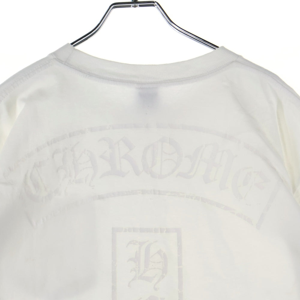 CHROME HEARTS(クロムハーツ) OLD T-BAR STAR LOGO ティーバースタープリント 半袖 Tシャツ カットソー ホワイト