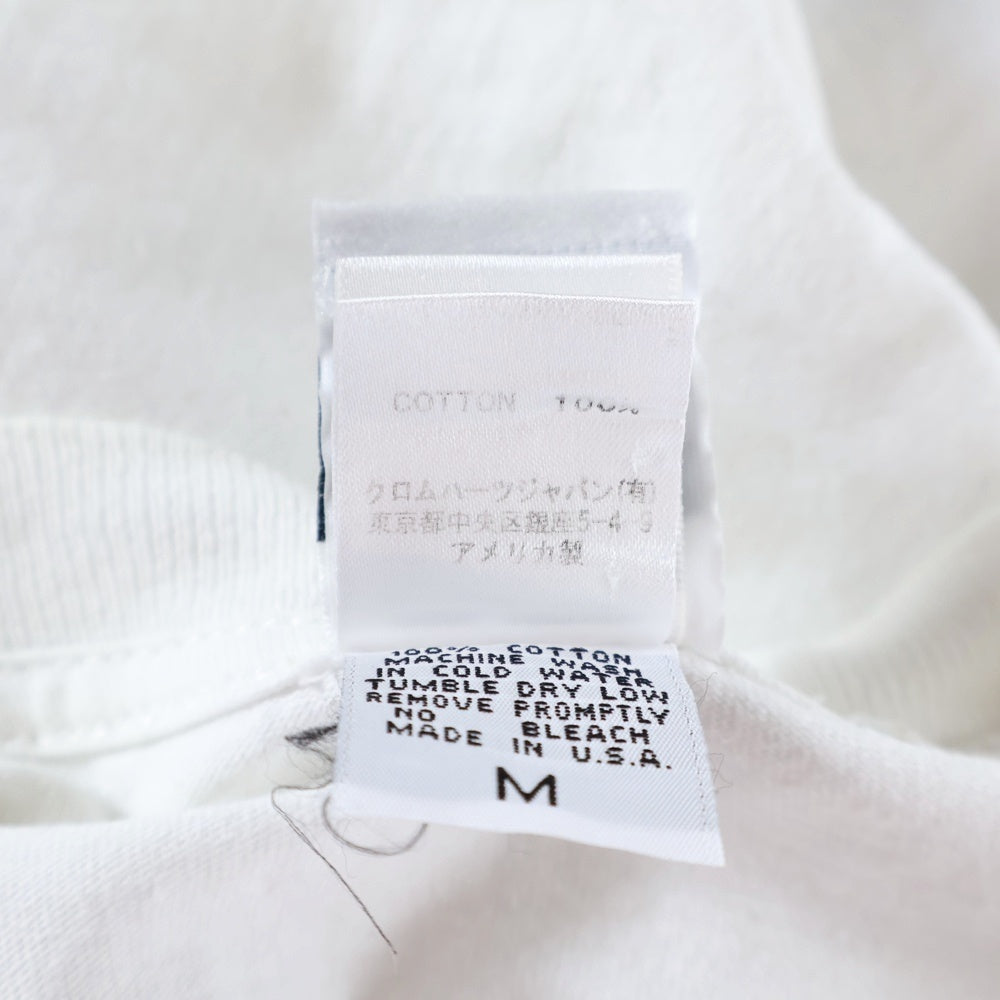 CHROME HEARTS(クロムハーツ) OLD T-BAR STAR LOGO ティーバースタープリント 半袖 Tシャツ カットソー ホワイト