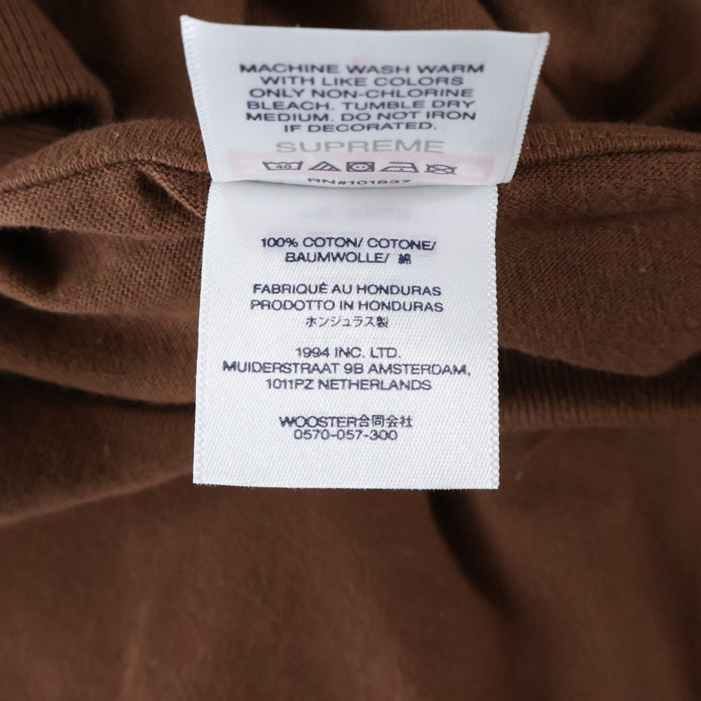 SUPREME(シュプリーム) 24AW Drugs Tee ドラッグスTシャツ 半袖カットソー ブラウン