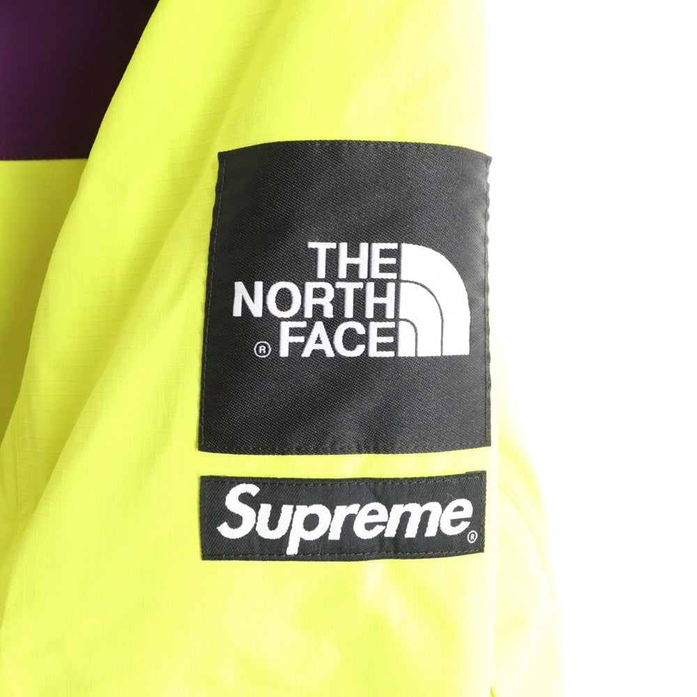 SUPREME(シュプリーム) 18AW × THE NORTH FACE Expedition Jacket GORE-TEX ザノースフェイス エクスペディション ジャケット ゴアテックス イエロー/パープル NP61810I