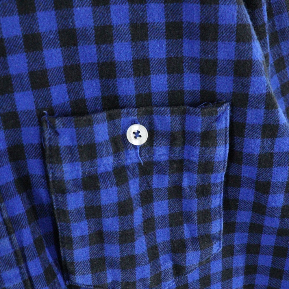 STUSSY(ステューシー) FLANNEL SHIRT フランネル 長袖シャツ ブルー