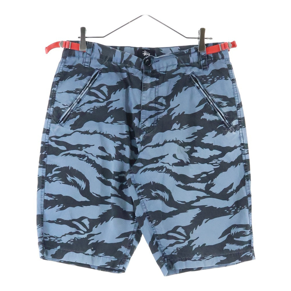 STUSSY(ステューシー) TIGER CAMO タイガーカモ リップストップ バギーフィットパンツ グレー