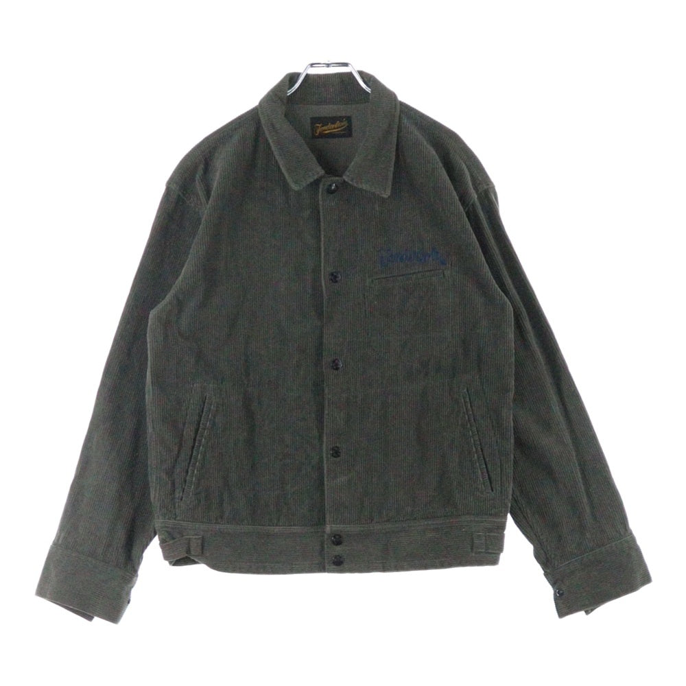 TENDERLOIN(テンダーロイン) SCREAMING EASGLES CORDURUY JACKET コーデュロイ ジャケット コットン バックロゴ カーキ