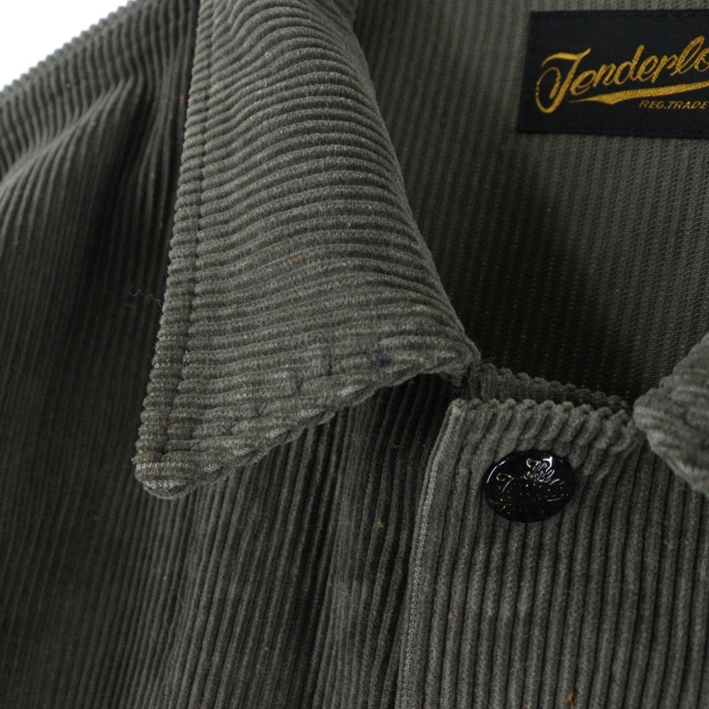 TENDERLOIN(テンダーロイン) SCREAMING EASGLES CORDURUY JACKET コーデュロイ ジャケット コットン バックロゴ カーキ